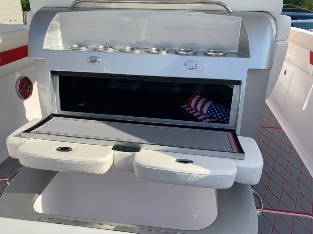 2022 Mystic Powerboats M4200 with triple Mercury Racing 450R engines