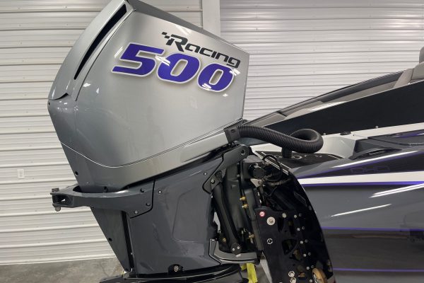2025 Mystic Powerboats C4000 Gen2 full carbon catamaran with twin Mercury Racing 500R engines at Lake of the Ozarks
